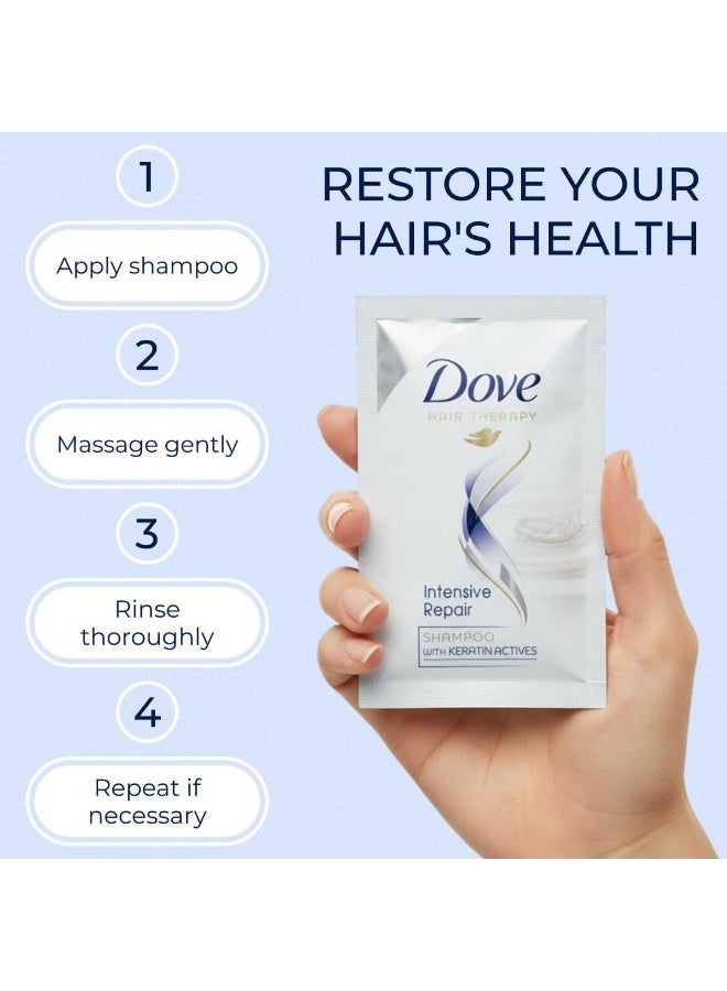Dove Intensive Repair Shampoo, 5ml Sachet - Pack of 64 - Image 2